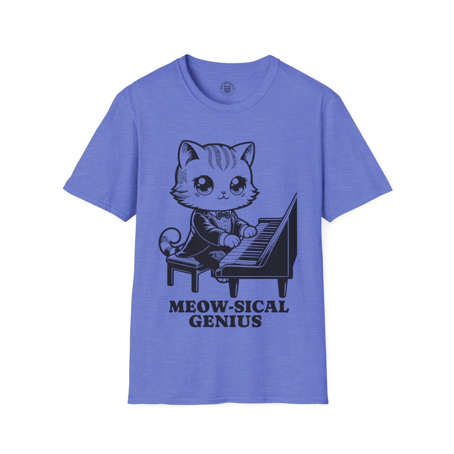 Meow-sical Genious - Unisex Cat Graphic Tees | Graphic T Shirts
