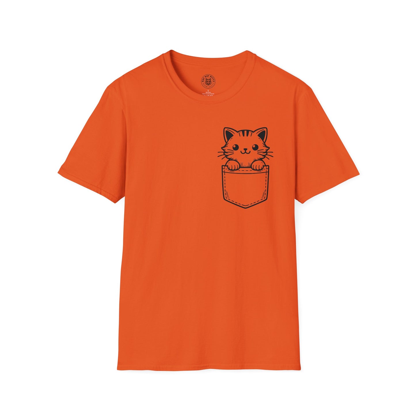 Cat In Pocket 1 - Unisex Cat Graphic Tees | Graphic T Shirts