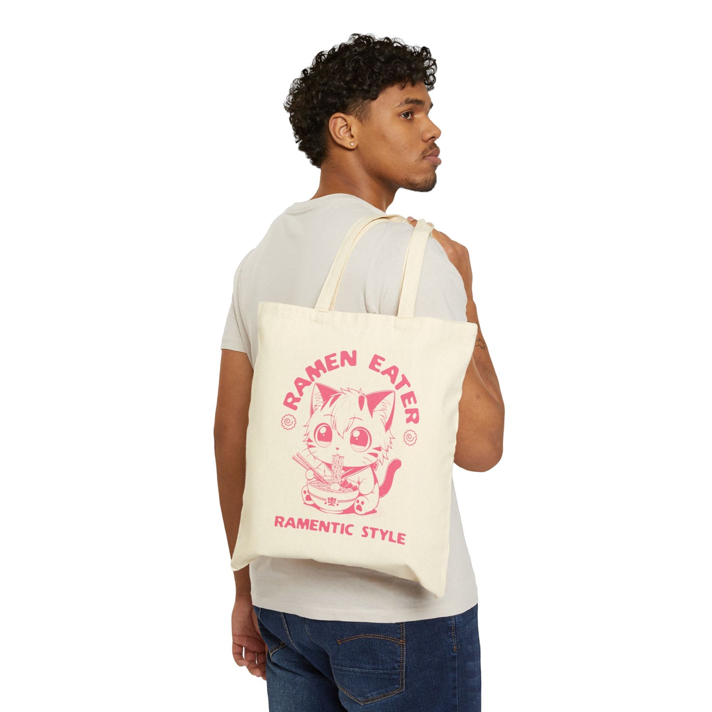 Ramentic Style Pink - Cat Tote Bag