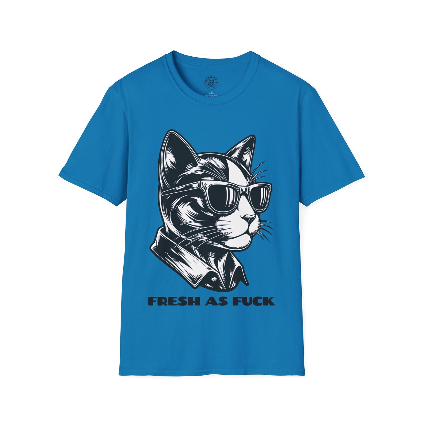 Fresh As Fuck - Unisex Cat Graphic Tees | Graphic T Shirts