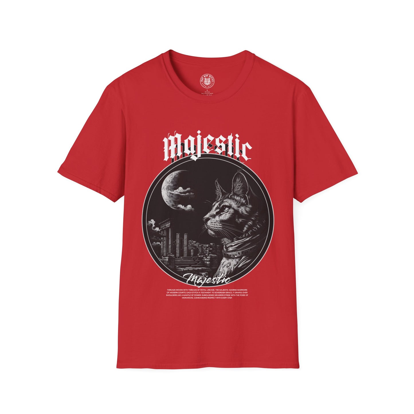 Majestic - Unisex Cat Graphic Tees | Graphic T Shirts