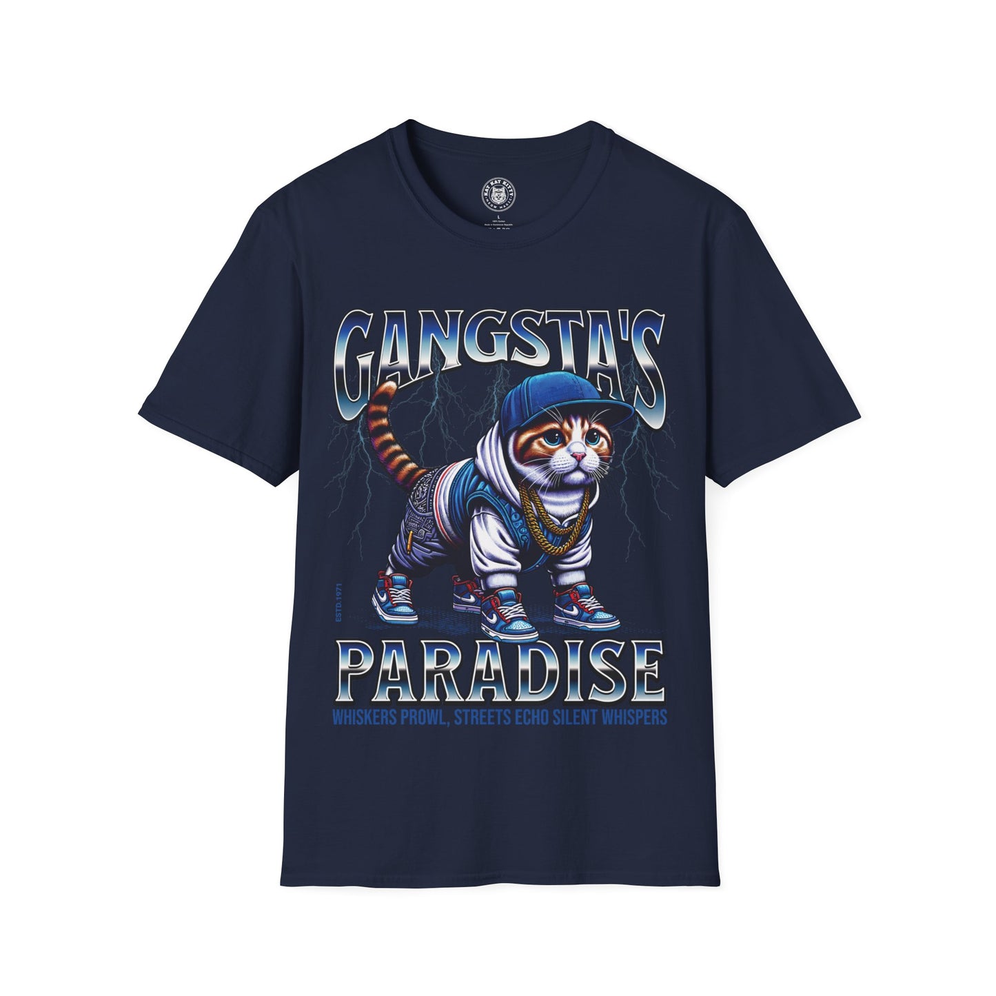 Gangsta´s Paradise - Unisex Cat Graphic Tees | Graphic T Shirts