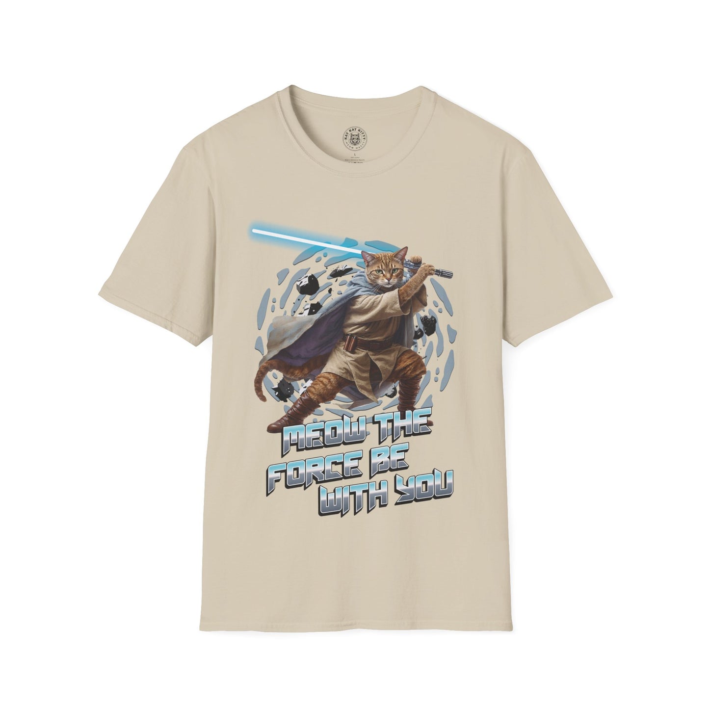 Meow The Force Be With You - Unisex Cat Graphic Tees | Graphic T Shirts