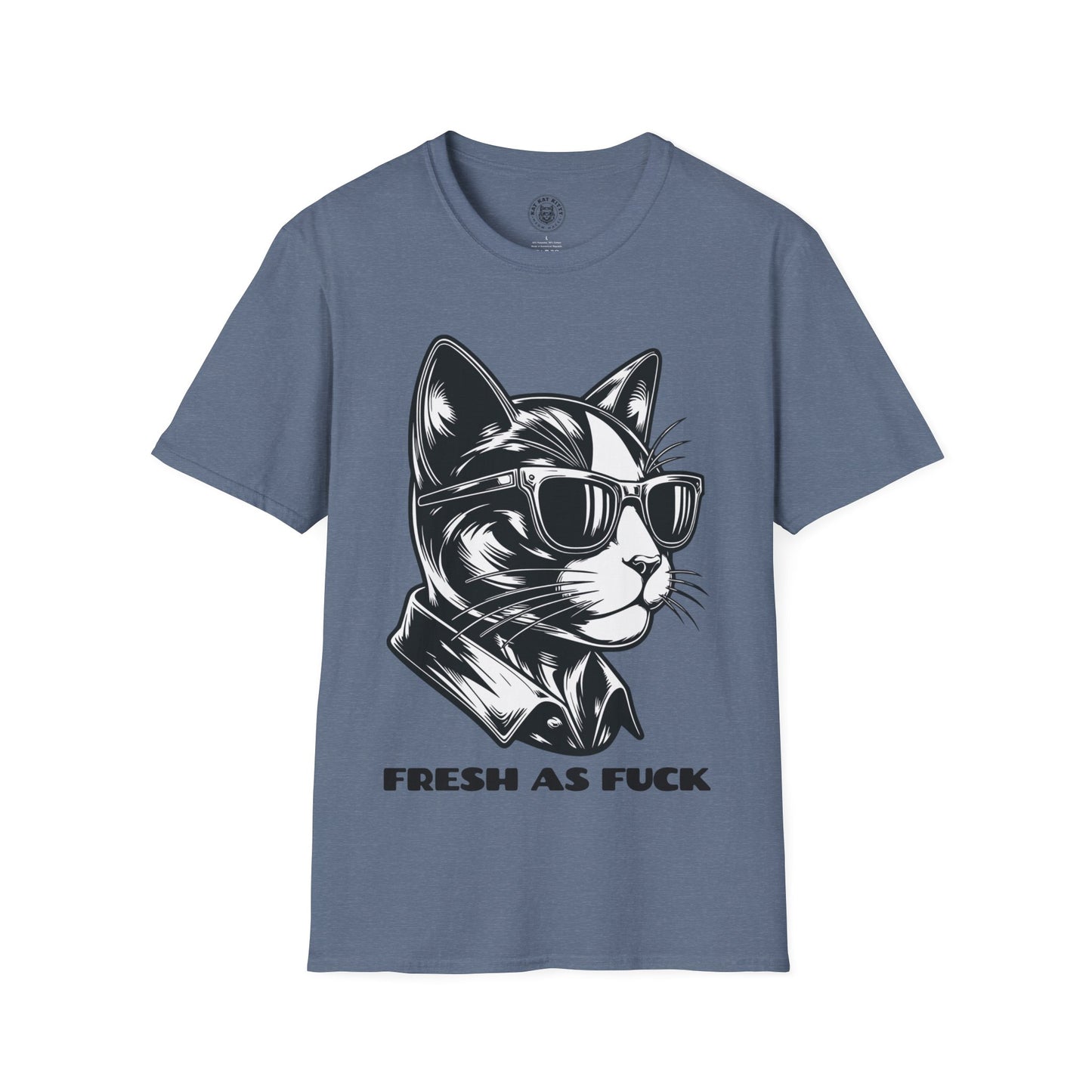 Fresh As Fuck - Unisex Cat Graphic Tees | Graphic T Shirts