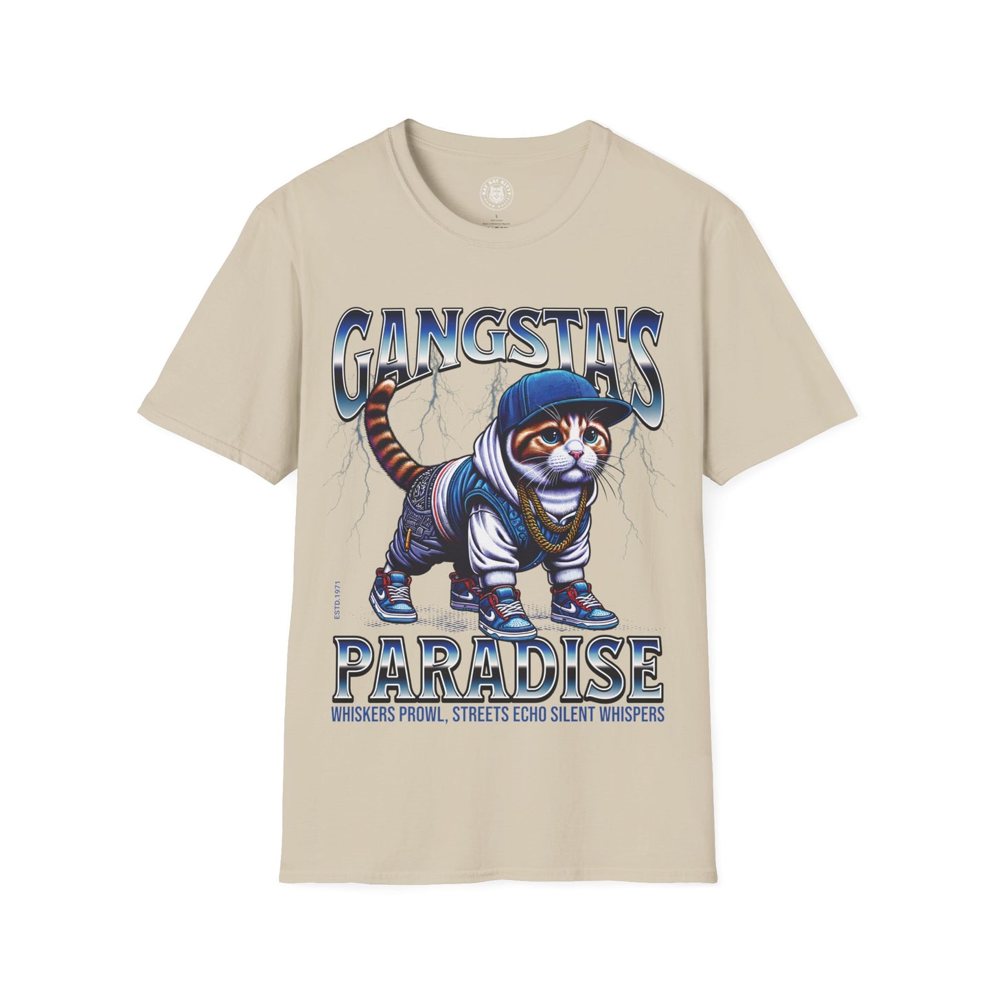 Gangsta´s Paradise - Unisex Cat Graphic Tees | Graphic T Shirts