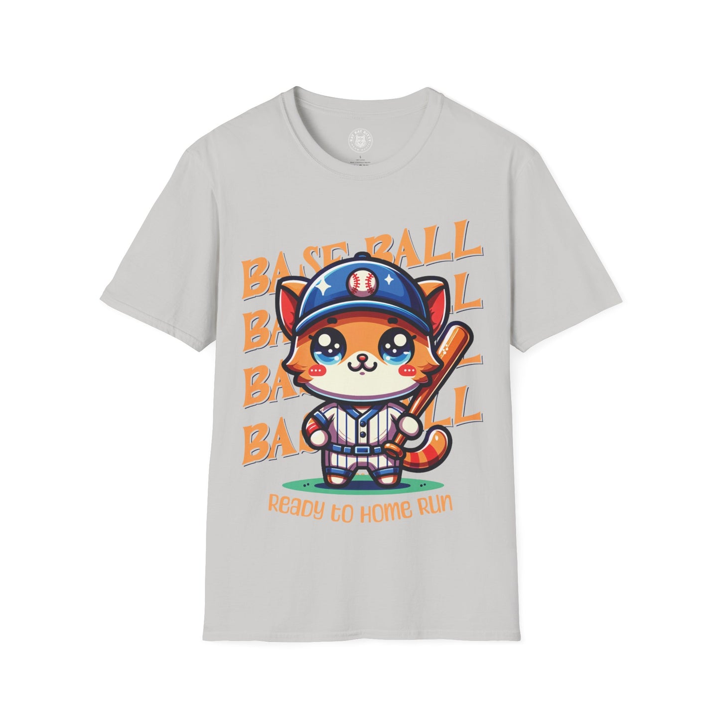 Baseball Cat - Unisex Cat Graphic Tees | Graphic T Shirts