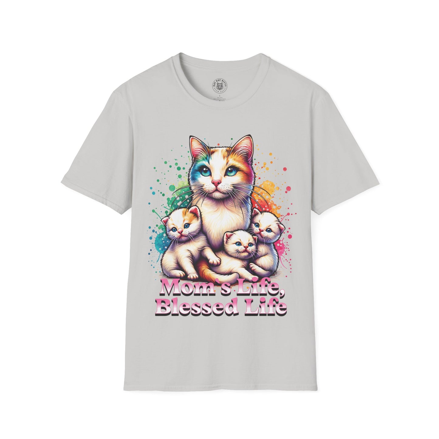 Mom´s Life Blessed Life - Unisex Cat Graphic Tees | Graphic T Shirts