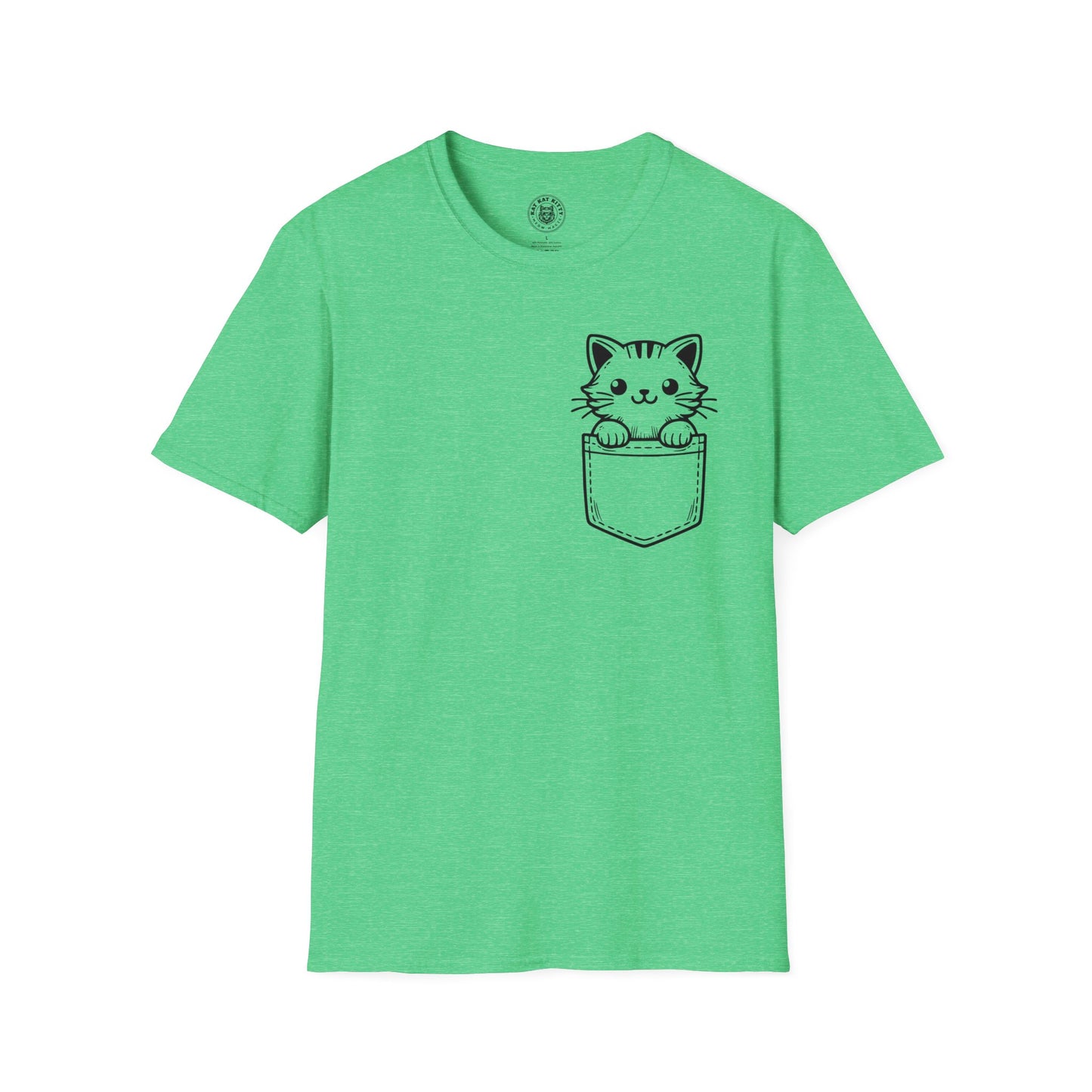 Cat In Pocket 1 - Unisex Cat Graphic Tees | Graphic T Shirts