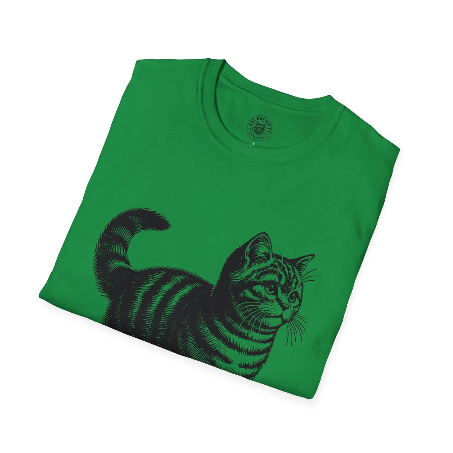 Cat Antique Scientific Drawing - Unisex Cat Graphic Tees | Graphic T Shirts