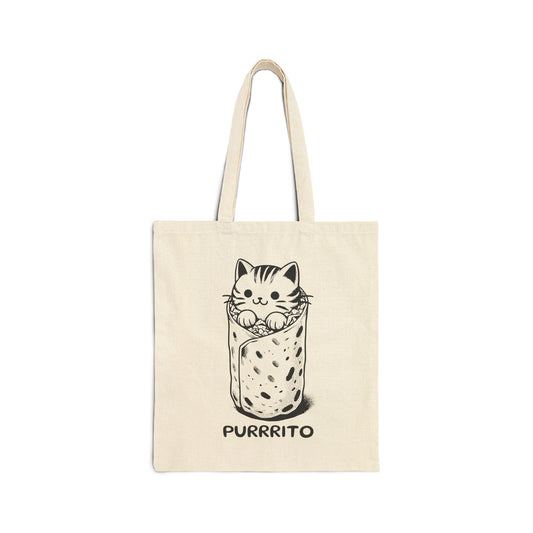 Purrrito - Cat Tote Bag