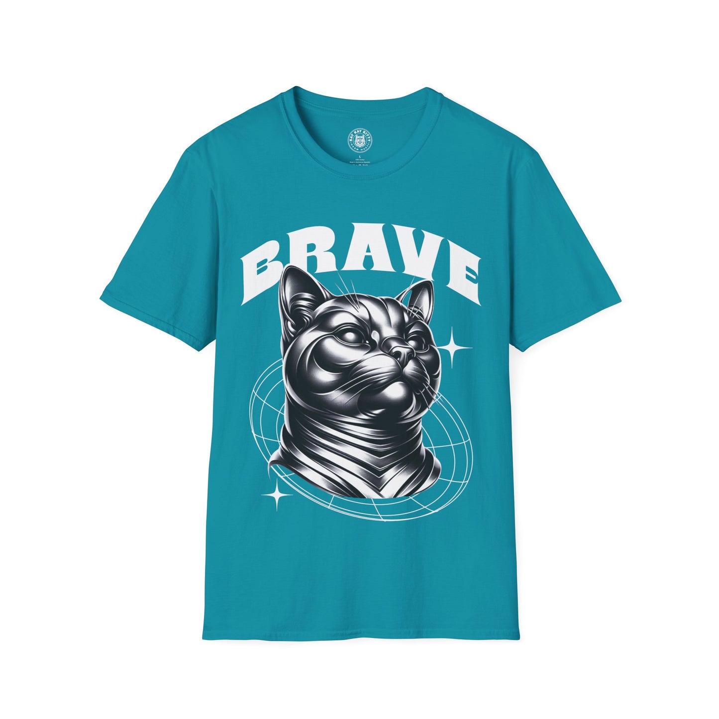 Brave - Unisex Cat Graphic Tees | Graphic T Shirts