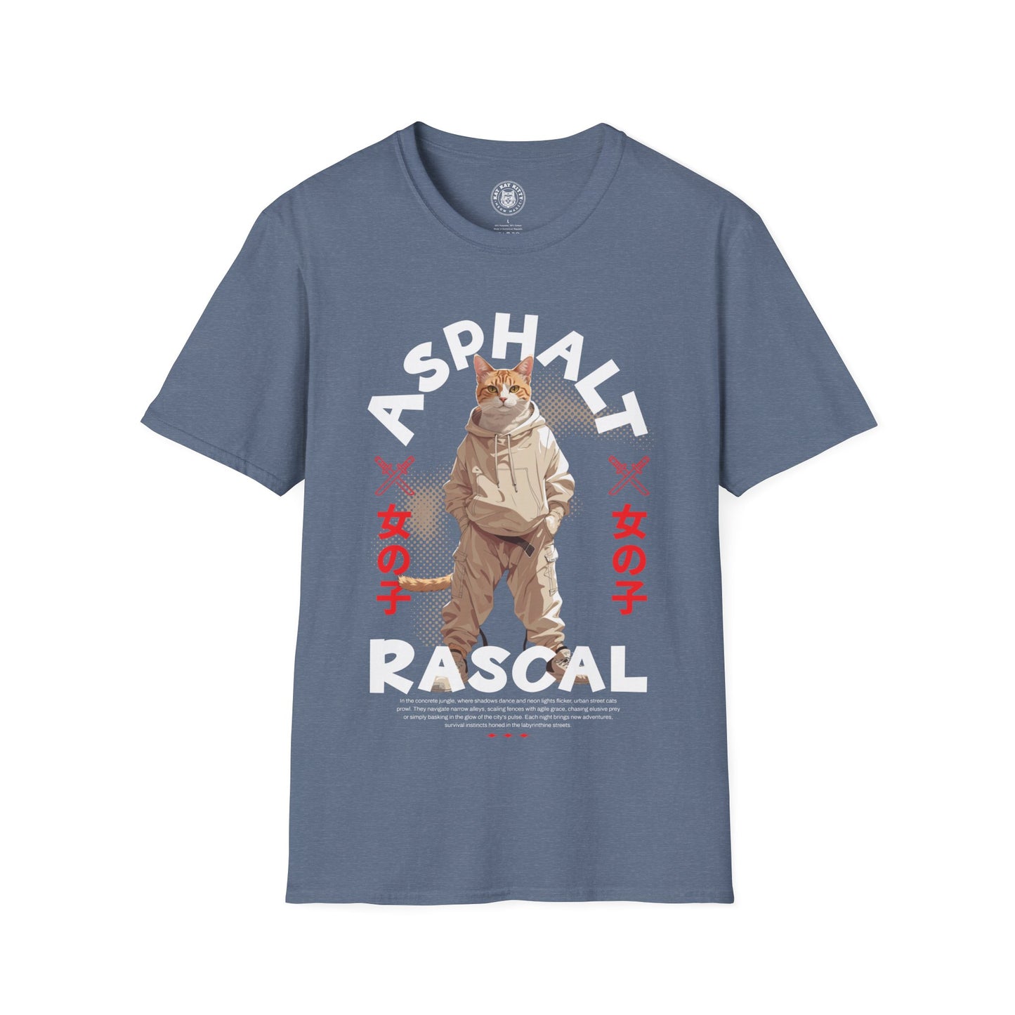 Asphalt Rascal - Unisex Cat Graphic Tees | Graphic T Shirts