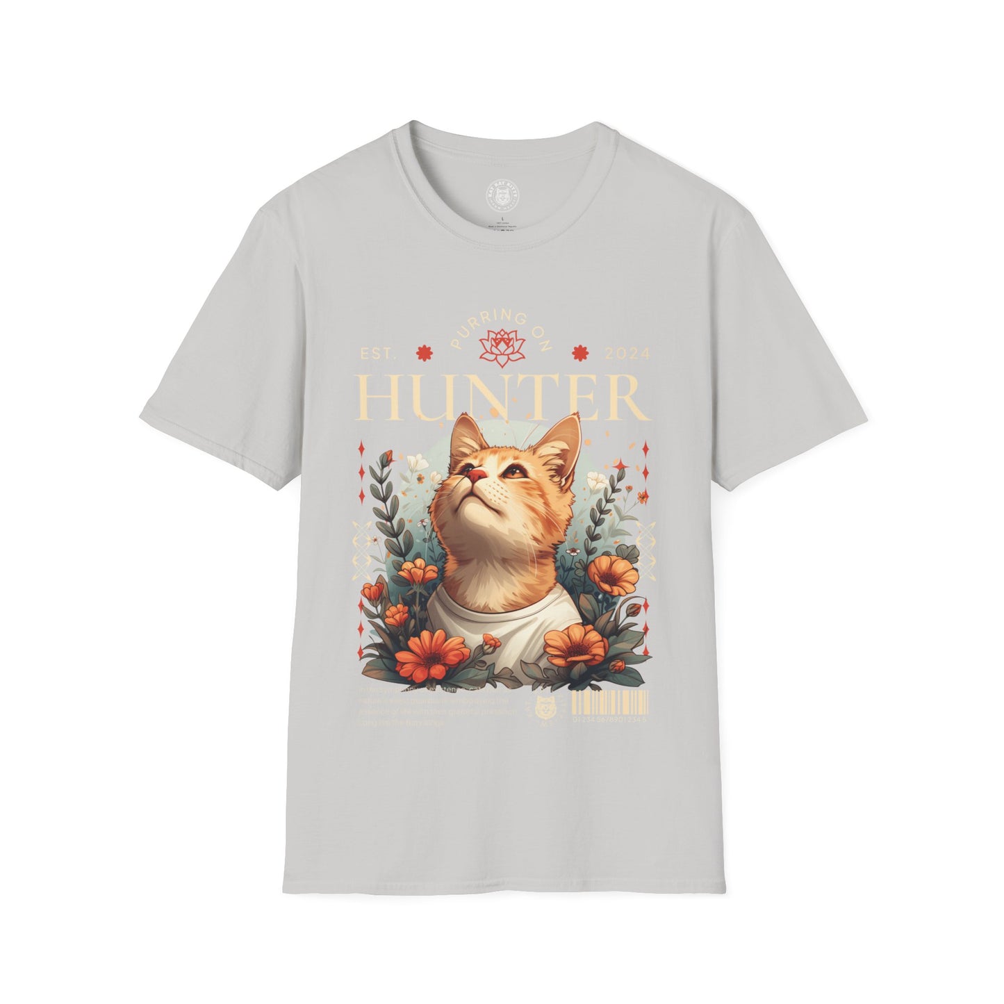 Hunter - Unisex Cat Graphic Tees | Graphic T Shirts