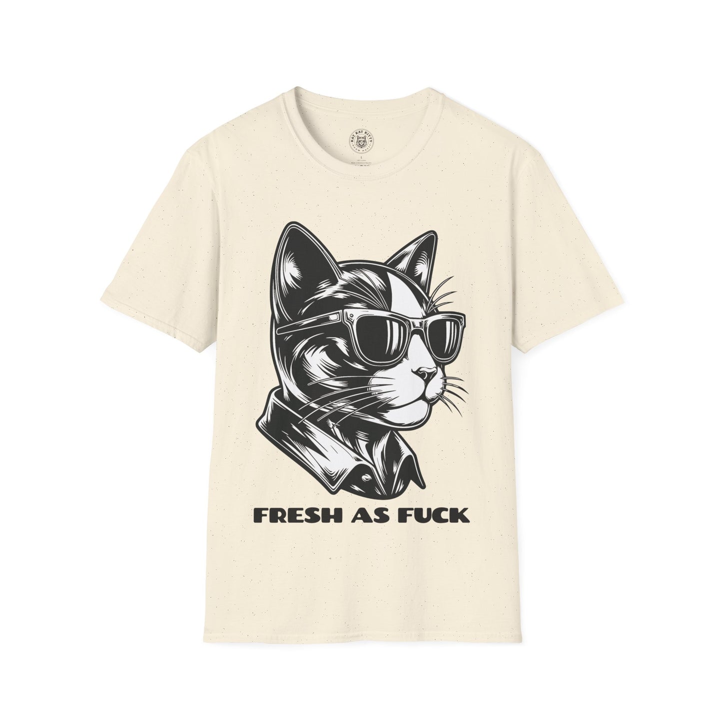 Fresh As Fuck - Unisex Cat Graphic Tees | Graphic T Shirts