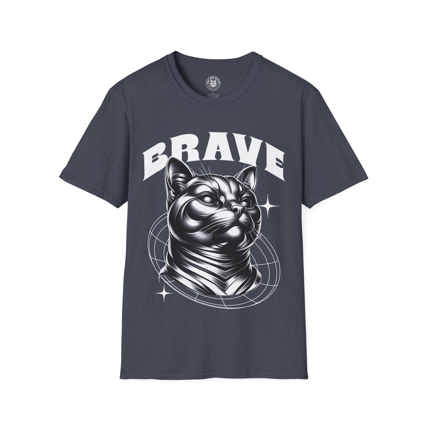 Brave - Unisex Cat Graphic Tees | Graphic T Shirts