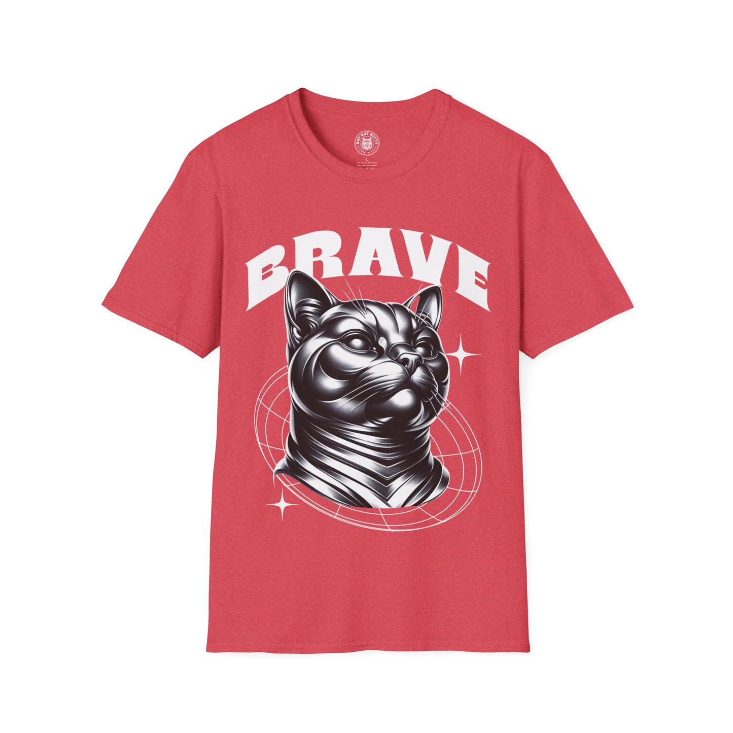 Brave - Unisex Cat Graphic Tees | Graphic T Shirts