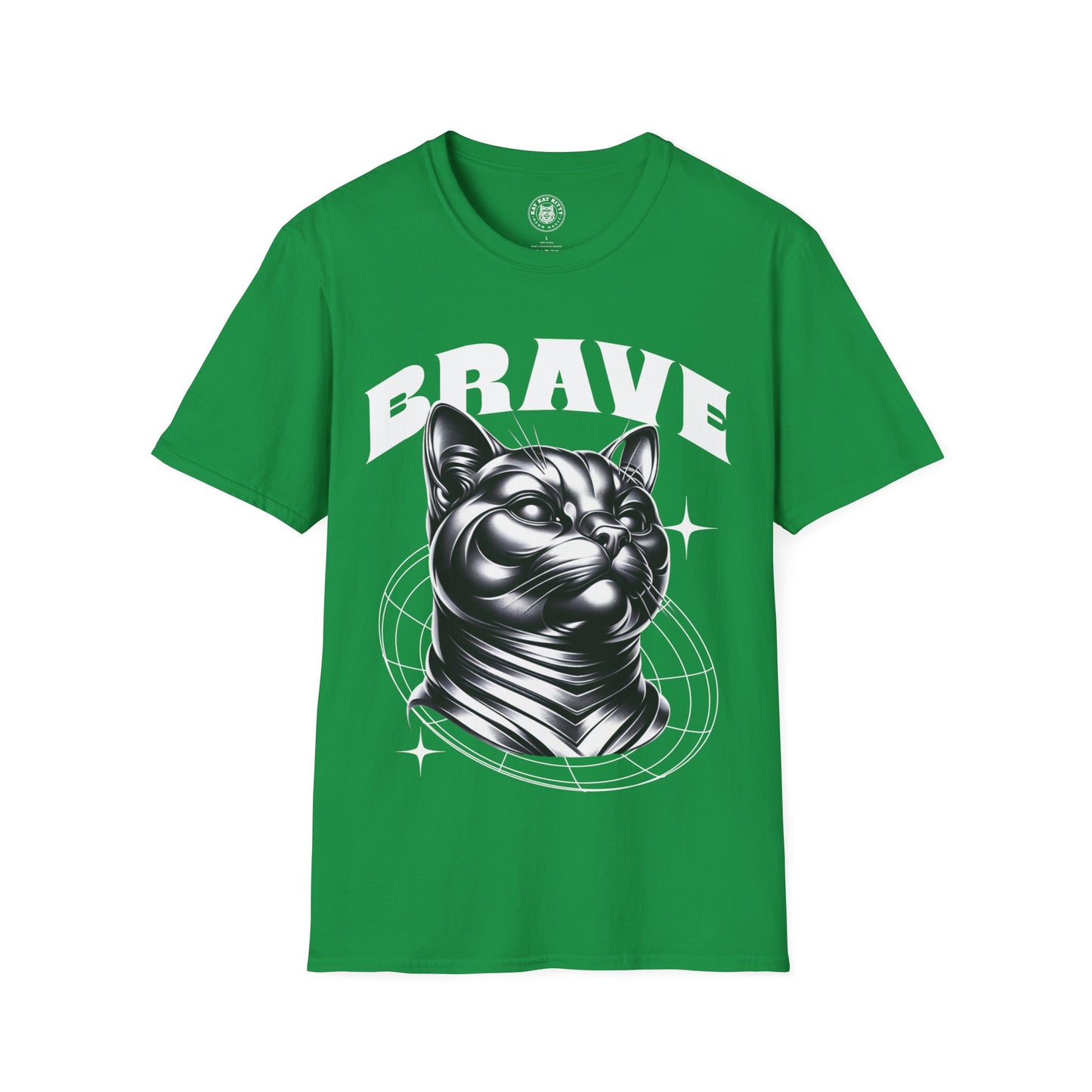 Brave - Unisex Cat Graphic Tees | Graphic T Shirts