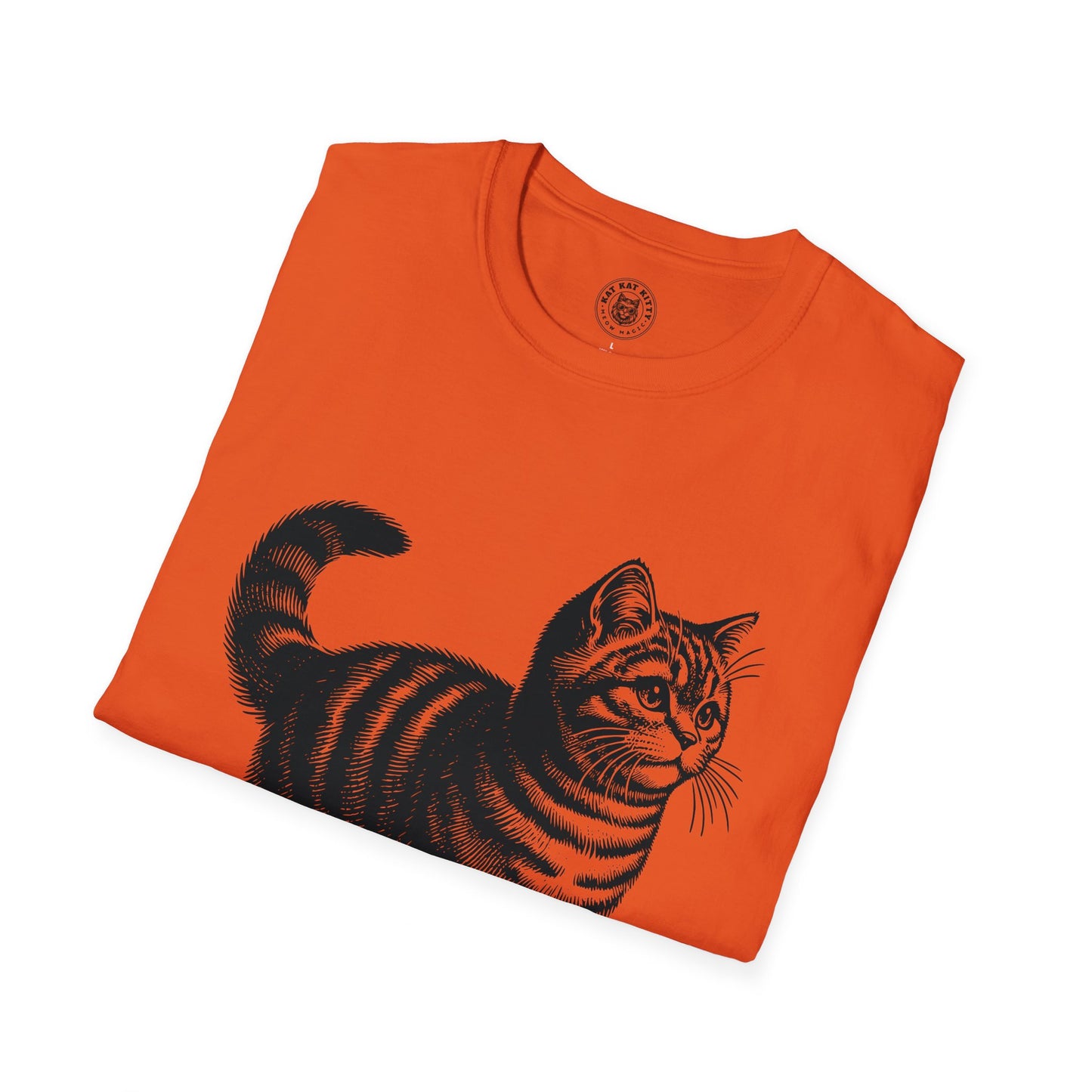 Cat Antique Scientific Drawing - Unisex Cat Graphic Tees | Graphic T Shirts
