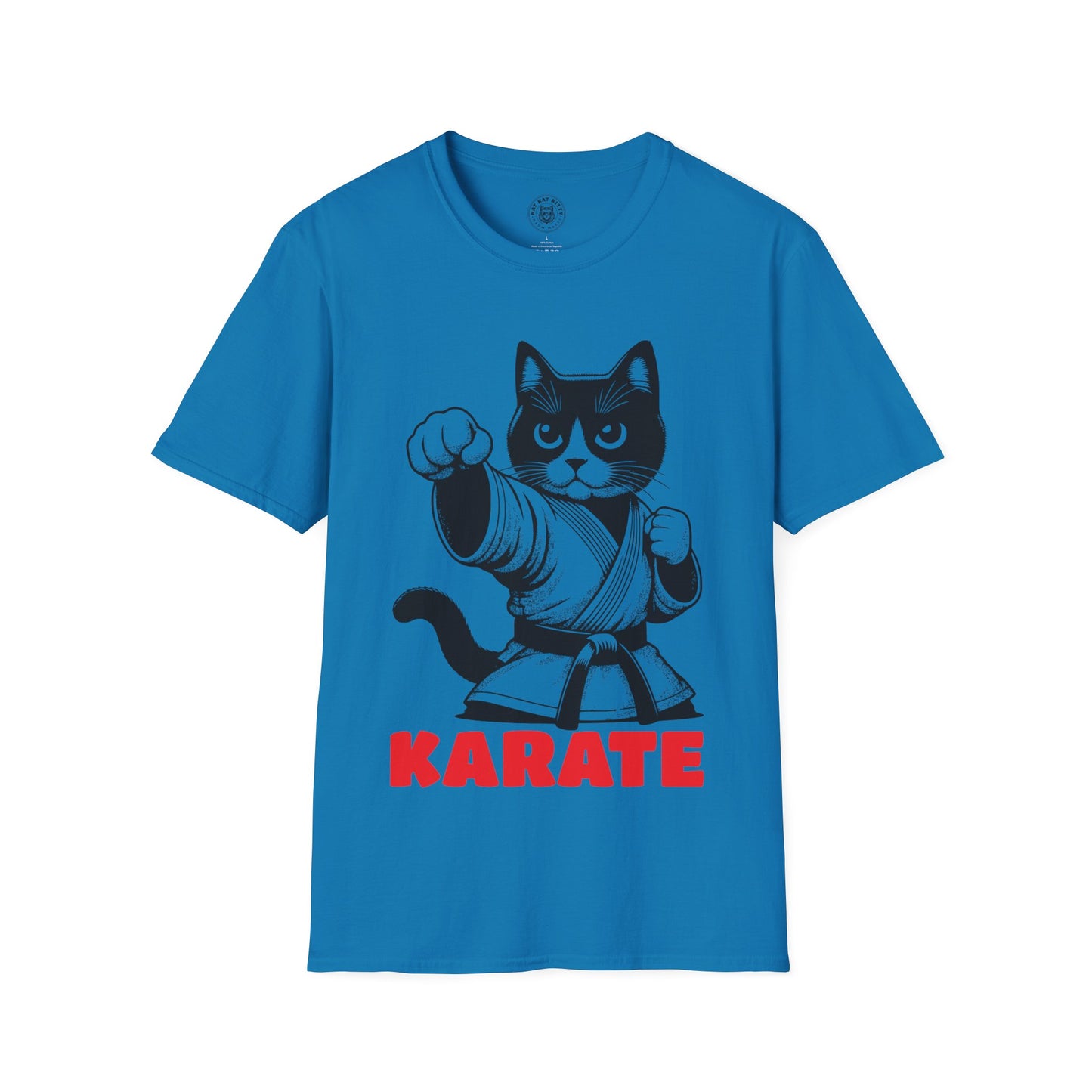 Karateka Cat - Unisex Cat Graphic Tees | Graphic T Shirts