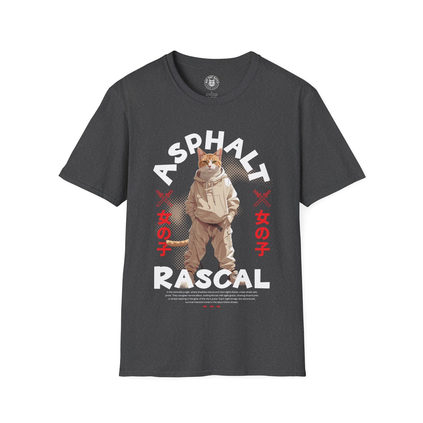 Asphalt Rascal - Unisex Cat Graphic Tees | Graphic T Shirts