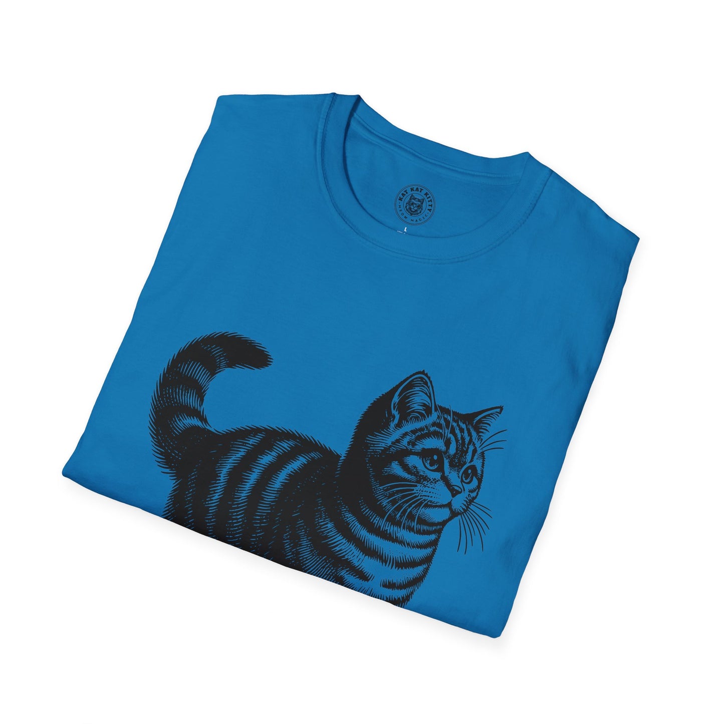 Cat Antique Scientific Drawing - Unisex Cat Graphic Tees | Graphic T Shirts