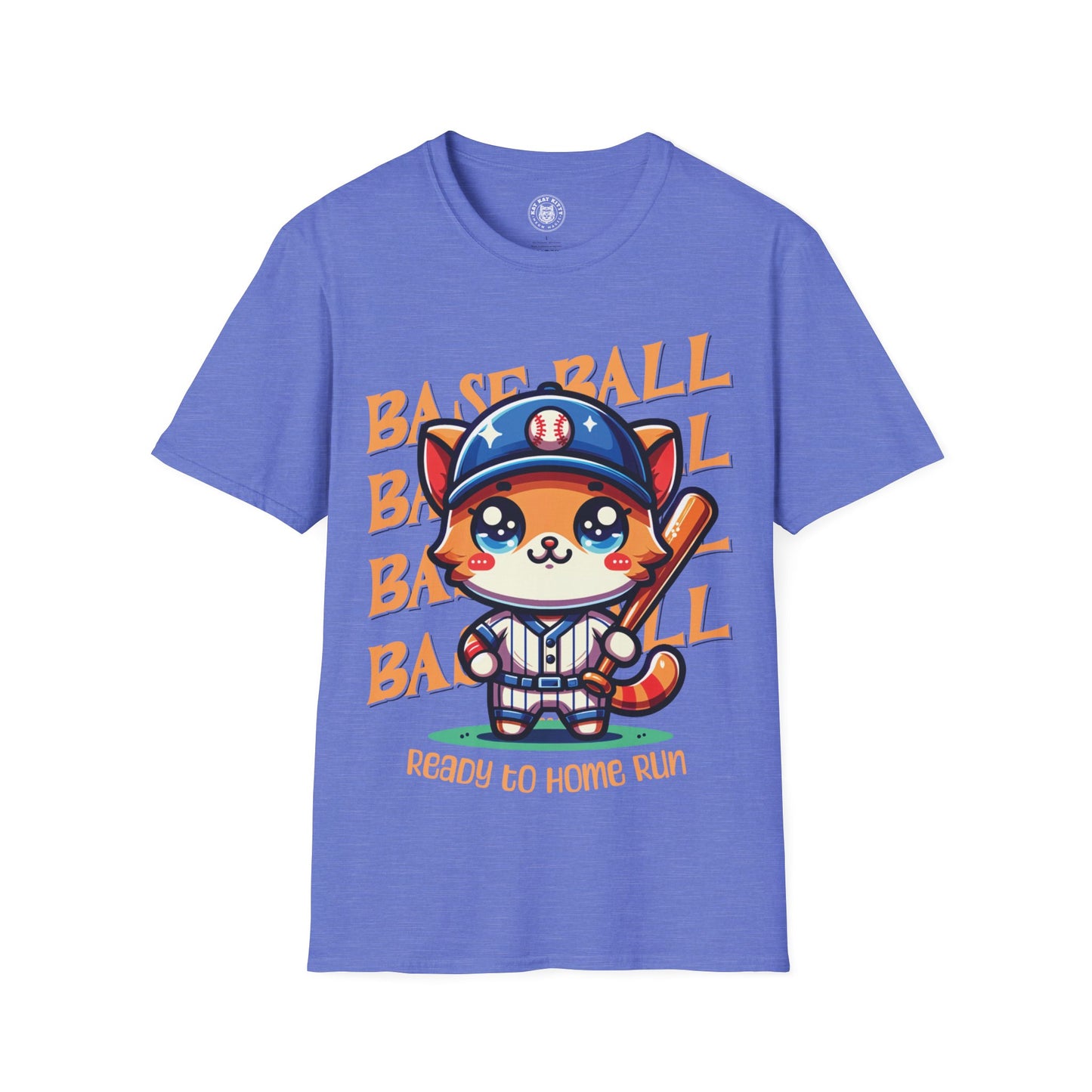Baseball Cat - Unisex Cat Graphic Tees | Graphic T Shirts