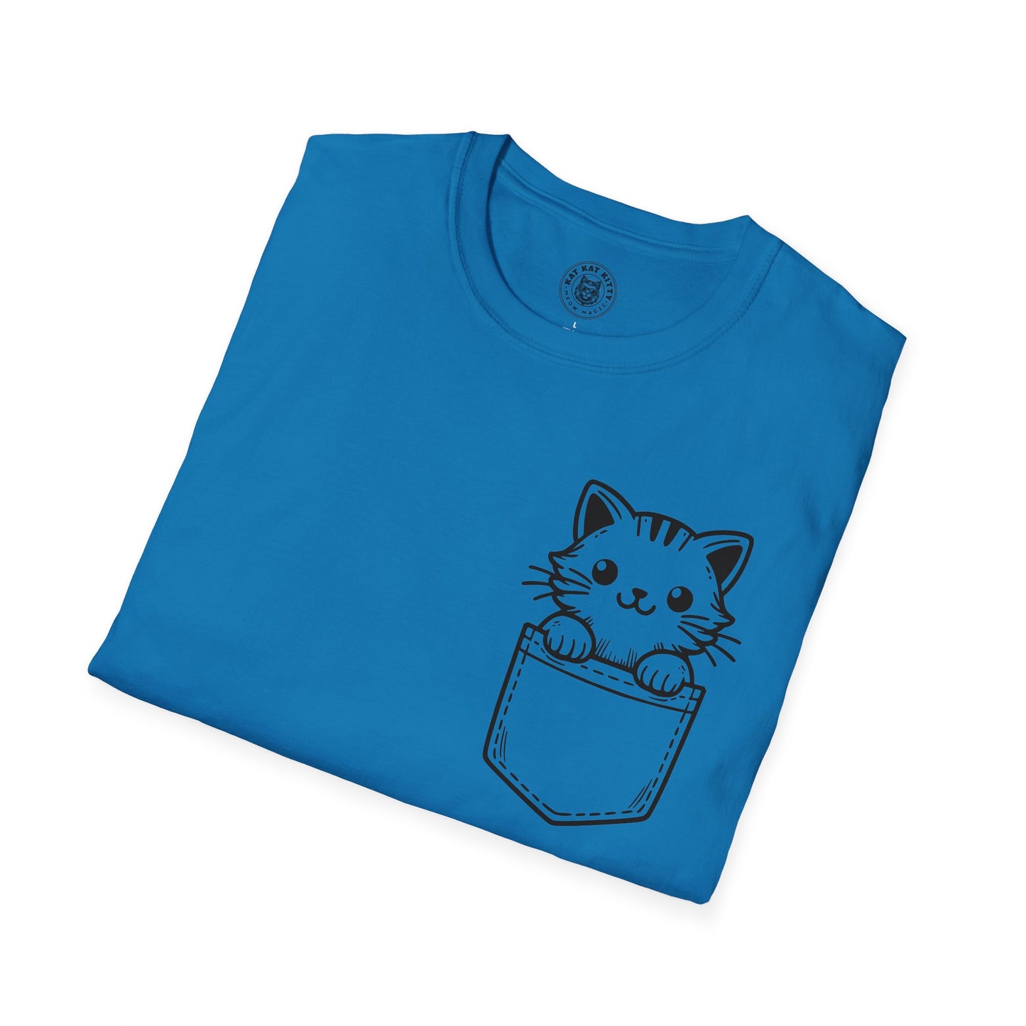 Cat In Pocket 1 - Unisex Cat Graphic Tees | Graphic T Shirts