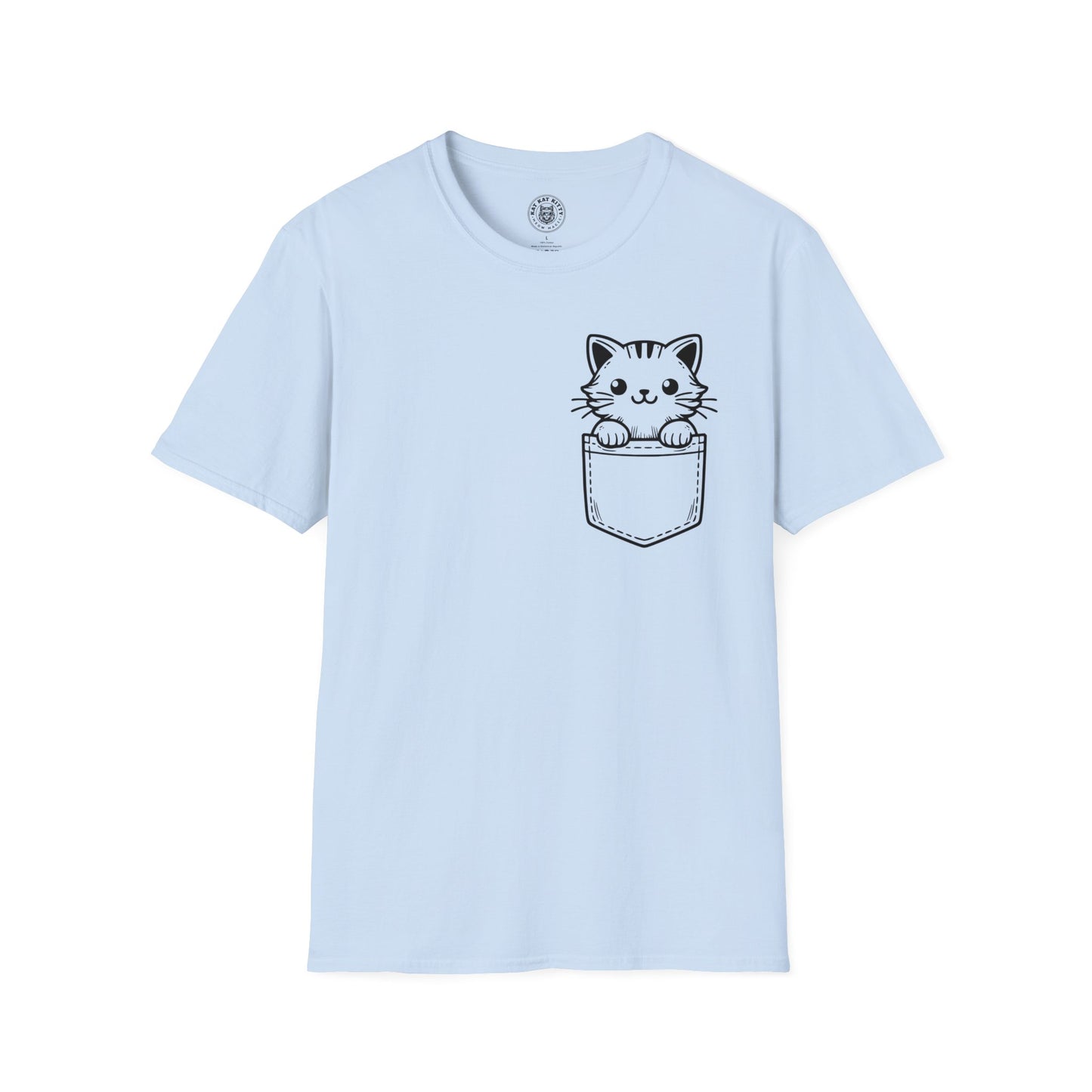 Cat In Pocket 1 - Unisex Cat Graphic Tees | Graphic T Shirts