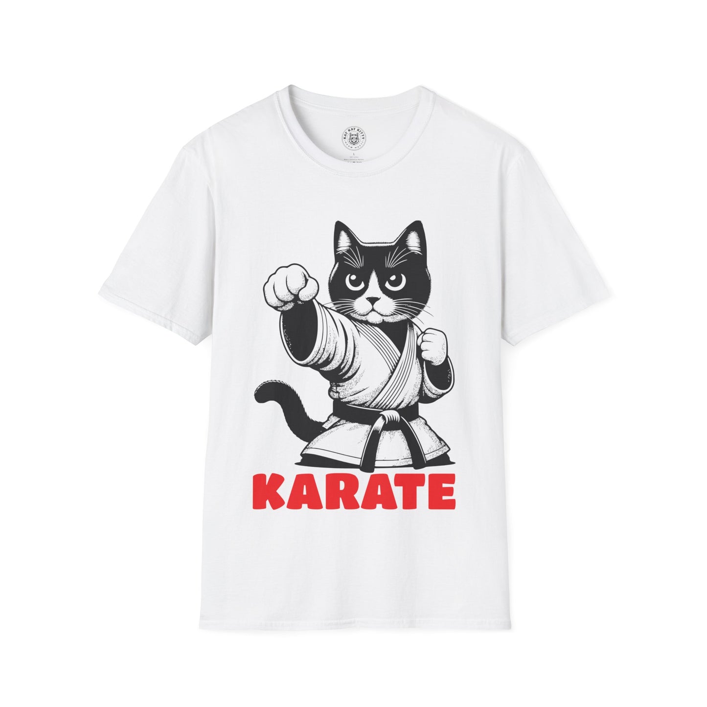 Karateka Cat - Unisex Cat Graphic Tees | Graphic T Shirts