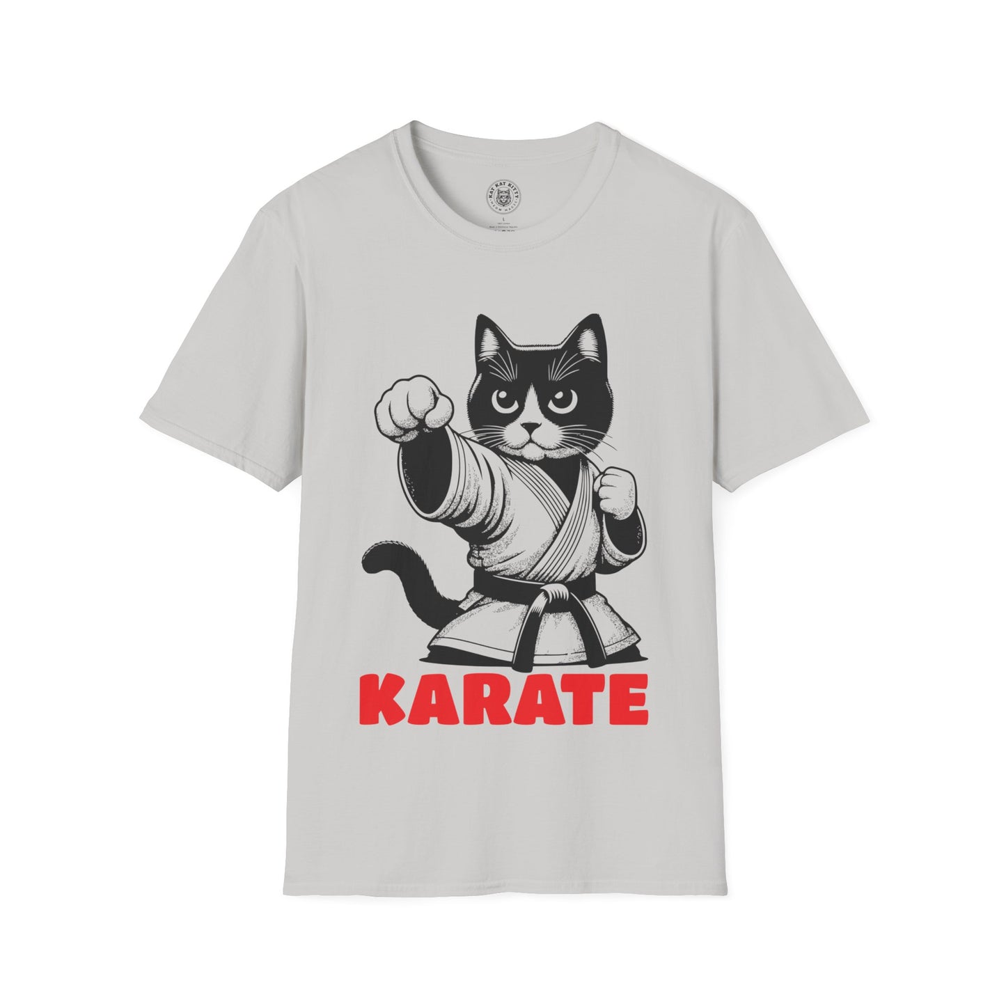 Karateka Cat - Unisex Cat Graphic Tees | Graphic T Shirts