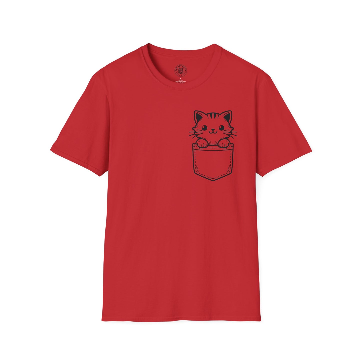 Cat In Pocket 1 - Unisex Cat Graphic Tees | Graphic T Shirts