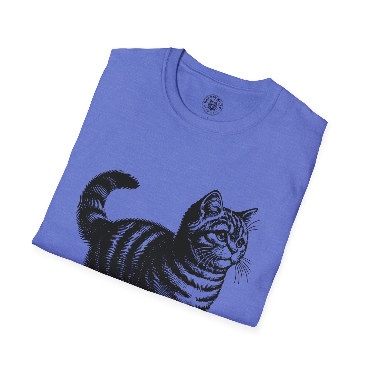 Cat Antique Scientific Drawing - Unisex Cat Graphic Tees | Graphic T Shirts