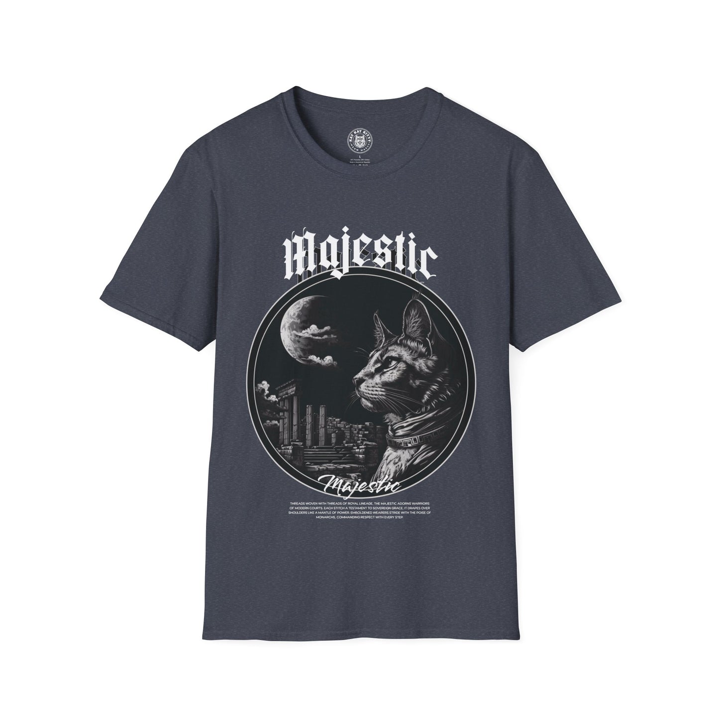 Majestic - Unisex Cat Graphic Tees | Graphic T Shirts