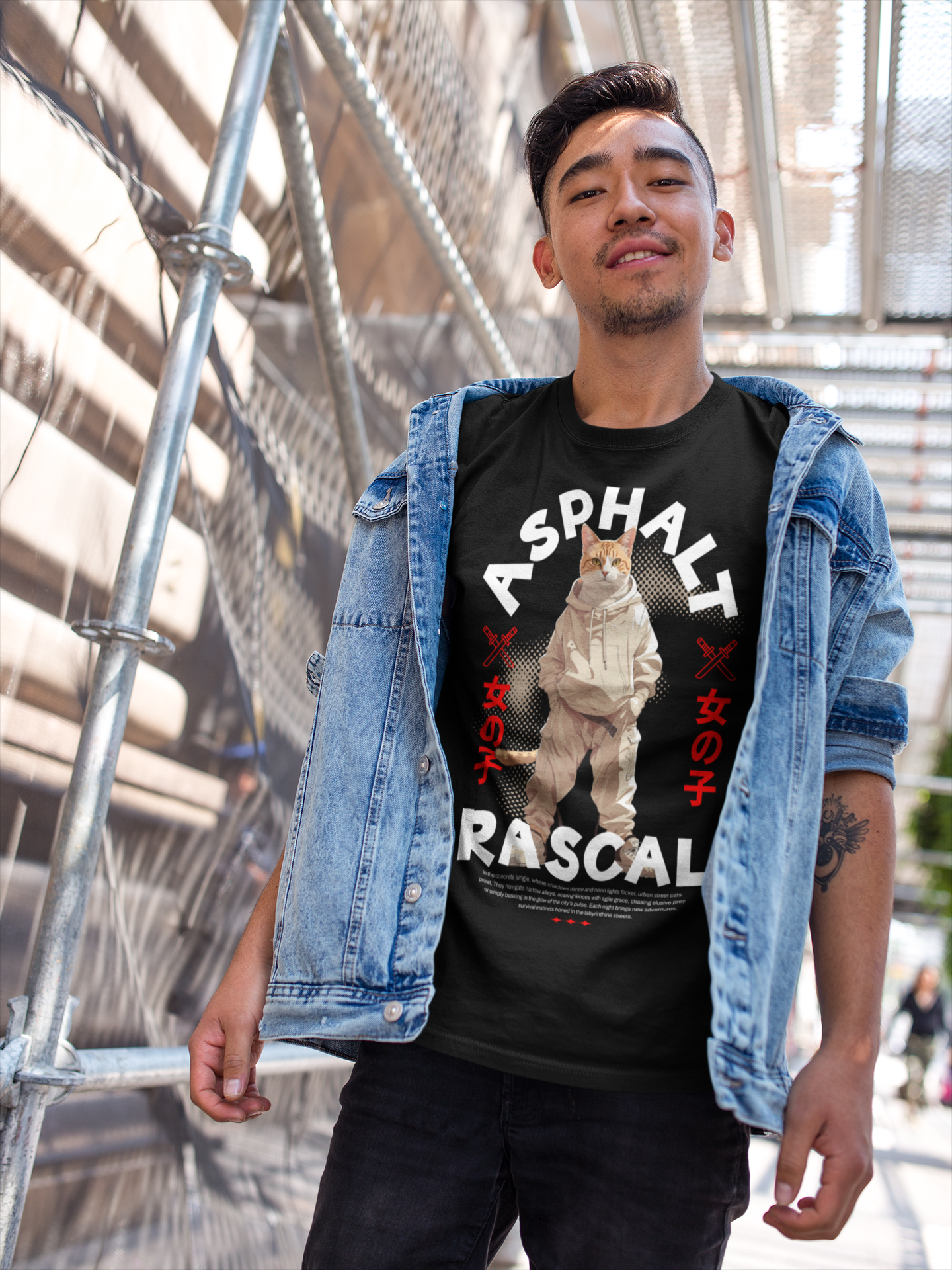 Asphalt Rascal - Unisex Cat Graphic Tees | Graphic T Shirts