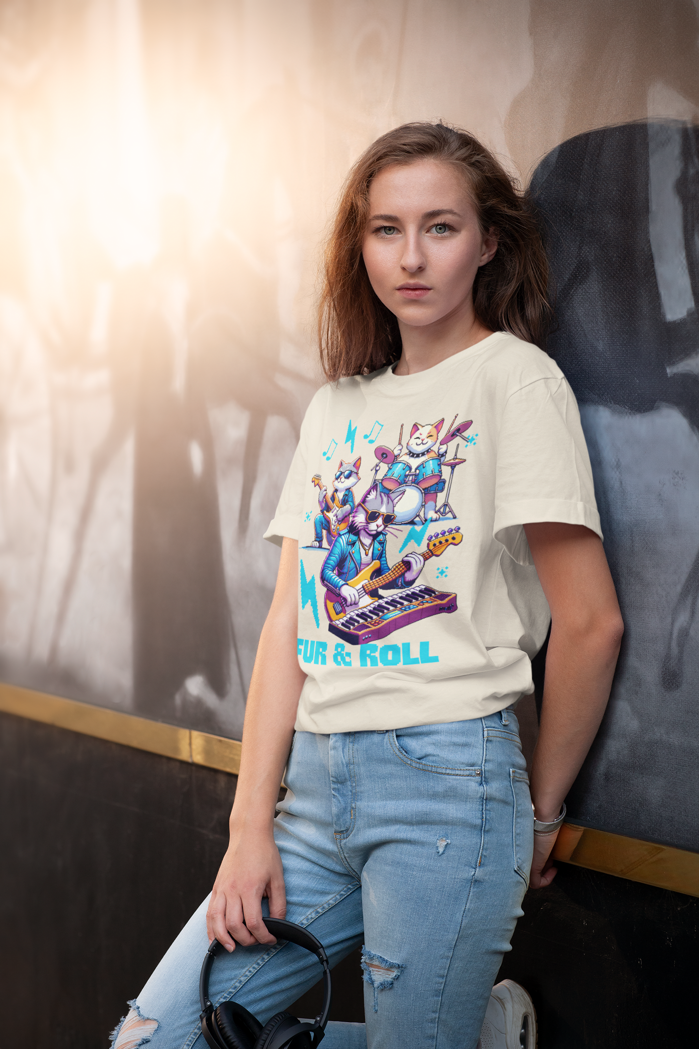 Fur & Roll - Unisex Cat Graphic Tees | Graphic T Shirts