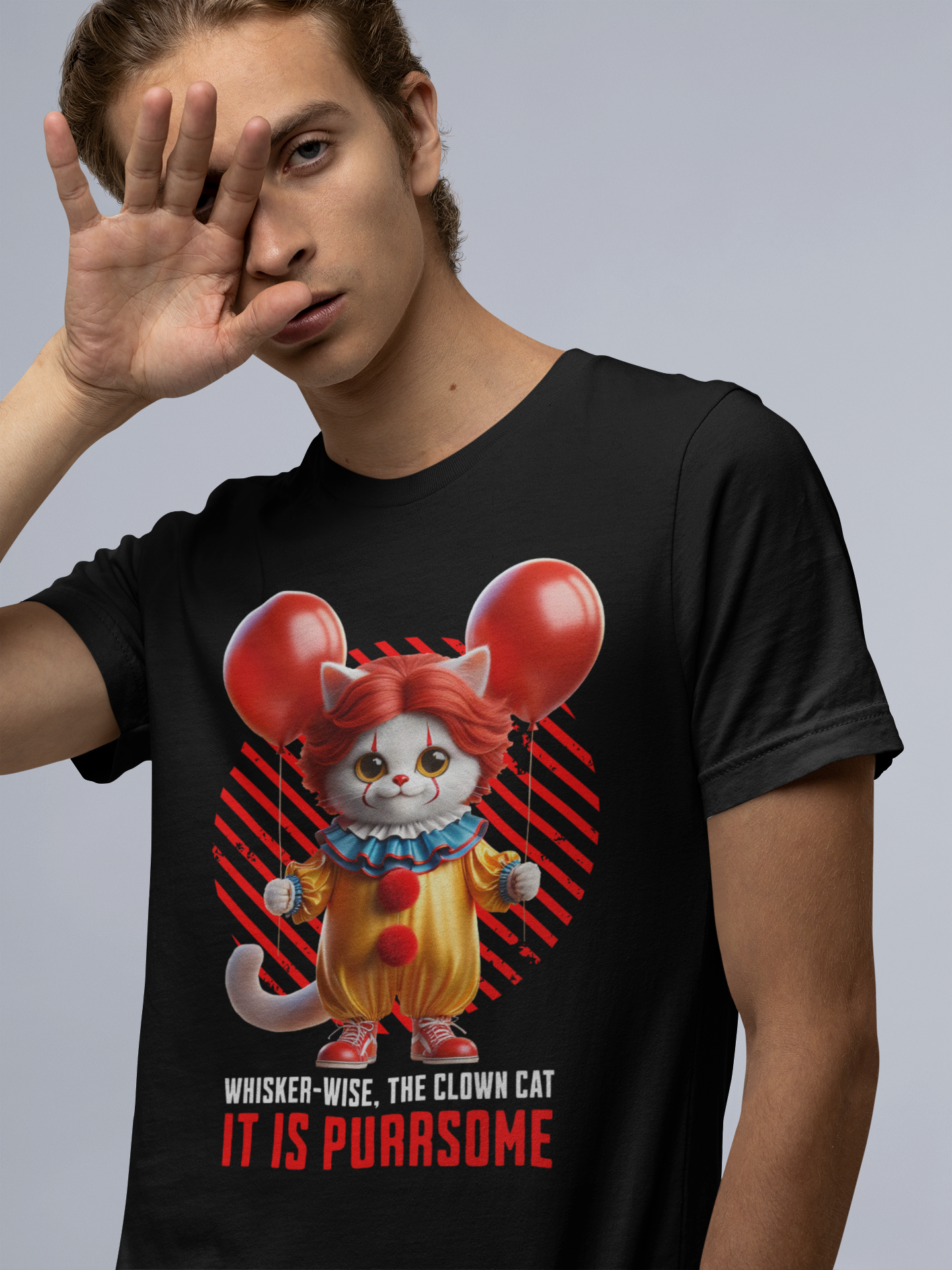 It Pennywise Cat - Unisex Cat Graphic Tees | Graphic T Shirts