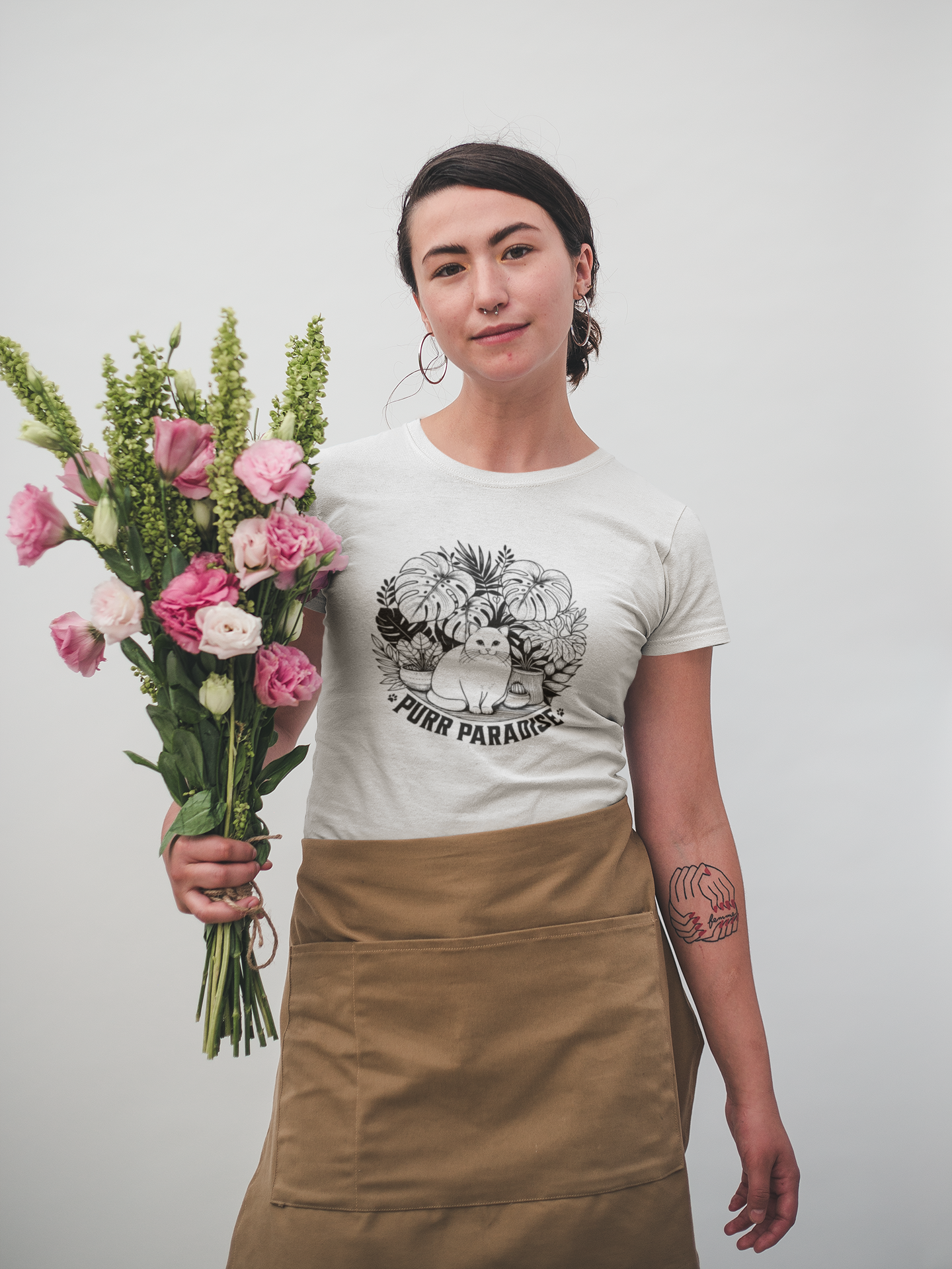 Purr Paradise - Women's Cat Graphic Tees | Graphic T Shirts