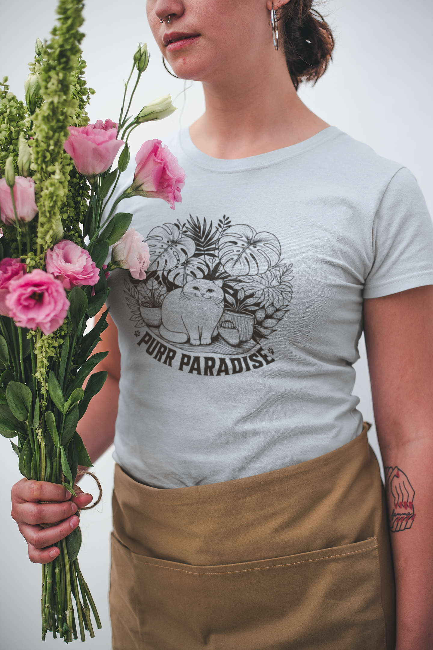 Purr Paradise - Women's Cat Graphic Tees | Graphic T Shirts