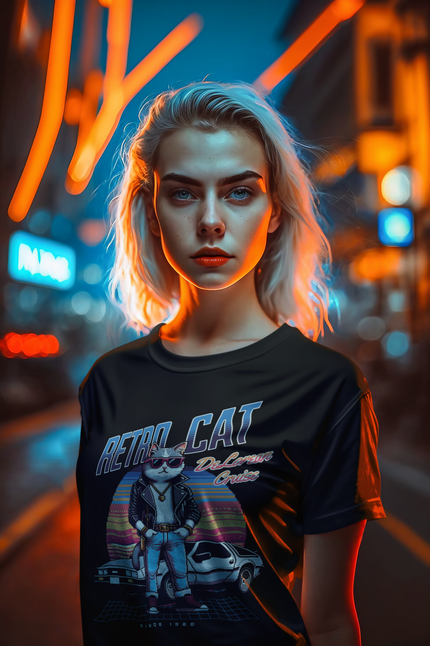 Retro Cat - Unisex T-Shirt