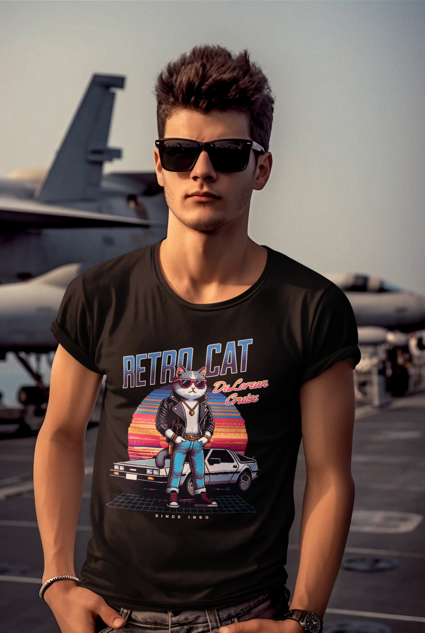 Retro Cat - Unisex T-Shirt
